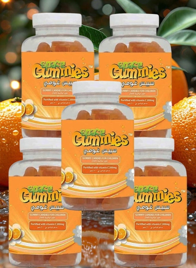 SPACE GUMMIES 5 Pieces Space Gummies Vitamin C 60 Gummies - Image 1